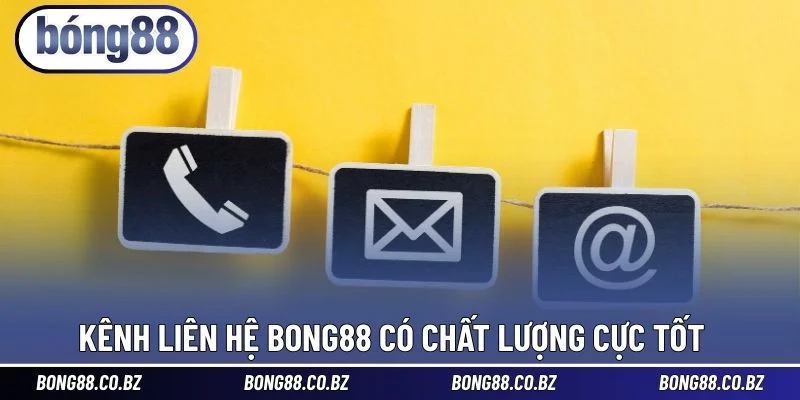 Kênh liên hệ BONG88 có chất lượng cực tốt